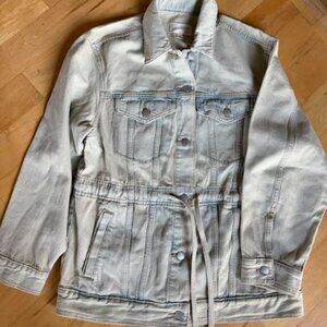 Womens Jean Jacket, Cinched, NWT,  Size L